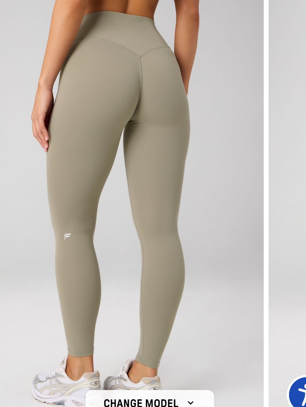 Fabletics The No-Seam PureLuxe TLC Legging Leggings Seagrass NWT Size Small S